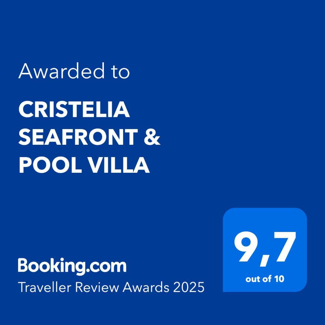 Cristelia Seafront & Pool Villa 拉卡尼亚 外观 照片