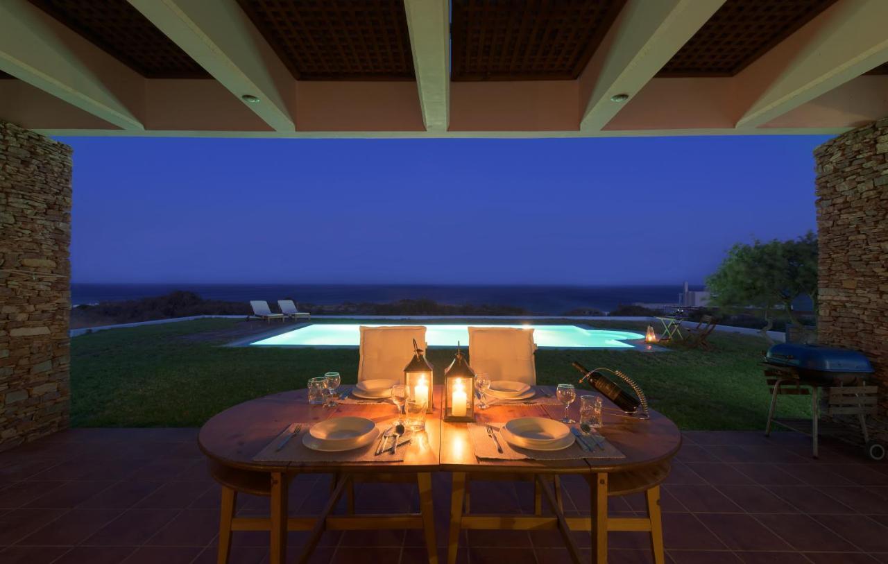 Cristelia Seafront & Pool Villa 拉卡尼亚 外观 照片